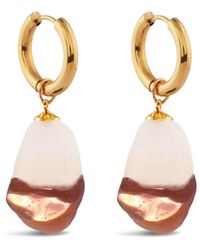 SANDRALEXANDRA - Women's Xs Glass Baroque Pearl Earrings - Lyst