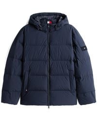 Tommy Hilfiger - Water Repellent Down Hooded Puffer Jacket - Lyst