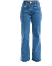 seventy + mochi - Seventy + Mochi Women's Mabel Patch Pocket Jeans - Lyst