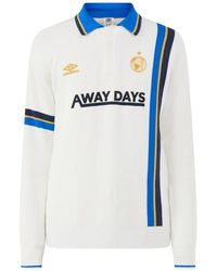 Umbro - Knitted Football Long-Sleeve Polo Shirt - Lyst