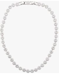 Swarovski - Women's Angelic Tennis Necklace - Lyst