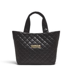 Barbour - Battersea Quilted Mini Tote Bag - Lyst