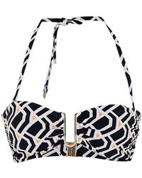 Sea Level - Costa U Bar Bandeau Bikini Top - Lyst