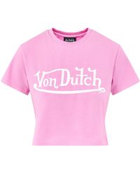 Von Dutch - Contrast Baby Tee - Lyst