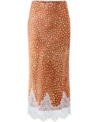 Never Fully Dressed - Deer Maeva Maxi Skirt - Lyst