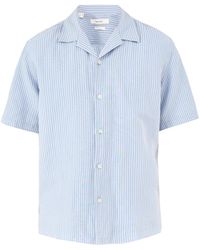 SELECTED - Relaxed -Blend Short Sleeve Shirt - Lyst