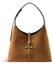Strathberry - Kite Maxi Suede Hobo Bag - Lyst