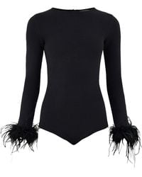 Never Fully Dressed - Feather Bodysuit – - Lyst