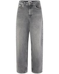 SELECTED - Organic Cotton Bea-Kori High-Waisted Barrel Jeans - Lyst