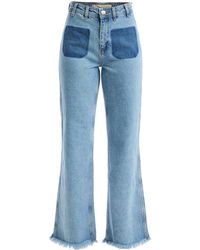 seventy + mochi - Seventy + Mochi Women's Mabel Patch Pocket Jeans - Lyst