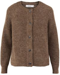 SELECTED - Lulu Knit Short Cardigan - Lyst