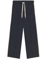 Mint Velvet - Women's Navy Side Stripe Trousers - Lyst