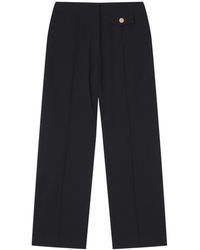 LK Bennett - Women's Soni Button-detail Tailored Trousers - Lyst