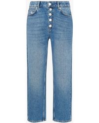 Whistles - Women's Hollie Button Front Jean - Lyst