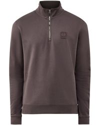 Belstaff - Curator Quarter Zip Sweatshirt - Lyst