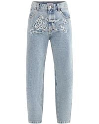 ICECREAM - Applique Running Dog Double Scoop Jeans - Lyst