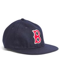 KTZ - Men's Boston Red Sox Heritage Series Navy Retro Crown 9fifty Strapback Cap - Lyst