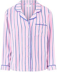 Stripe & Stare - Ecovera Pyjama Top Stripe - Lyst