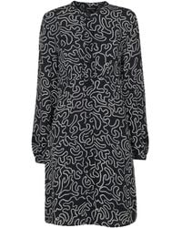 Whistles - Chain Print Flippy Dress, Viscose - Lyst