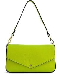 Apatchy London - Women's The Munro Lime Leather Shoulder Bag - Lyst