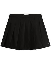 Tommy Hilfiger - Timeless Blend Pleated Mini Skirt - Lyst