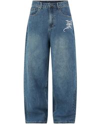 Ed Hardy - Varsity Cross Badge Xxtra Fit Jeans - Lyst