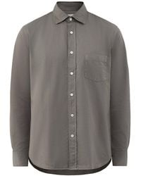 Hartford - Paul Peach Twill Shirt - Lyst