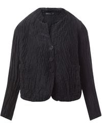Grizas - Silk Crinkle Jacket - Lyst