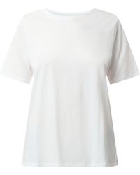 Eileen Fisher - Round Neck Short Sleeve T-Shirt - Lyst