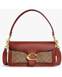 COACH - Women's Tabby Shoulder Bag 26 In Signature Canvas Rust - Lyst