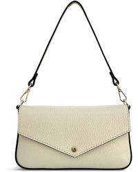 Apatchy London - Women's The Munro Stone Leather Shoulder Bag - Lyst
