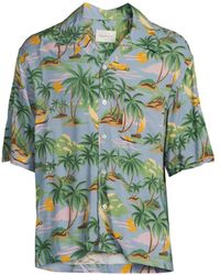 GANT - Men's Hawaii Print Short Sleeve Shirt - Lyst