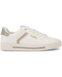 Carvela Kurt Geiger - Daze Jewel Leather Low-Top Trainers - Lyst