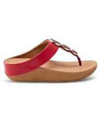 Fitflop - Halo Bead-Circle Toe-Post Sandals - Lyst
