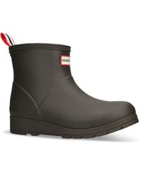 HUNTER - Play Shearling Insulated Short Wellington Boots B - Lyst
