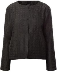 Eileen Fisher - Women's Round Neck Jacket - Lyst