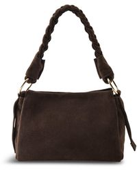 Marlon - Monnios Suede Bag - Lyst