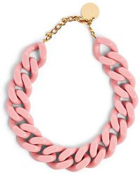 Vanessa Baroni - Women's Big Flat Chain Necklace - Lyst