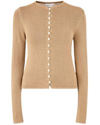 Pretty Lavish - Kendall Rustic Button Down Knit Top - Lyst