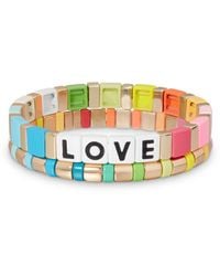 Roxanne Assoulin - Women's Love Rainbow Bracelet Duo - Lyst