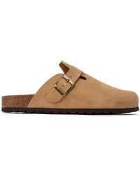 Sole - Nye Footbed Suede Mules - Lyst