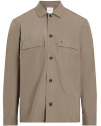 Calvin Klein - Boxy Twill Overshirt - Lyst