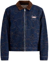TRUE RELIGION - Embroidered Workwear Jacket - Lyst