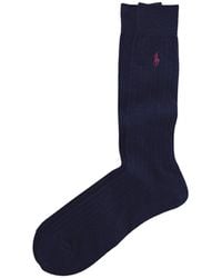 Polo Ralph Lauren - Ribbed Socks 2 Pack - Lyst
