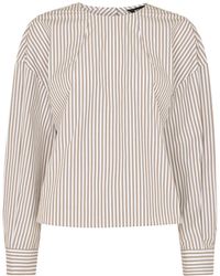 Whistles - Women's Kirstie Cotton Stripe Blouse - Lyst