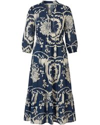James Lakeland - Ornamental Tiered Midi Dress - Lyst