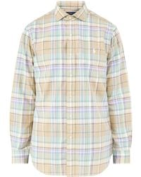 Polo Ralph Lauren - Custom Fit Check Oxford Shirt, Cotton - Lyst