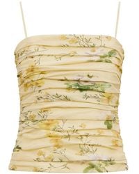 Forever New - Palmer Strapless Gathered Top Printed - Lyst