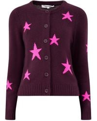Chinti & Parker - Star Round Neck Cardigan - Lyst