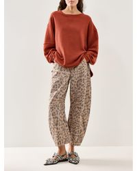 Free People - Total Eclipse Short-Sleeve Tee Burgundy - Lyst